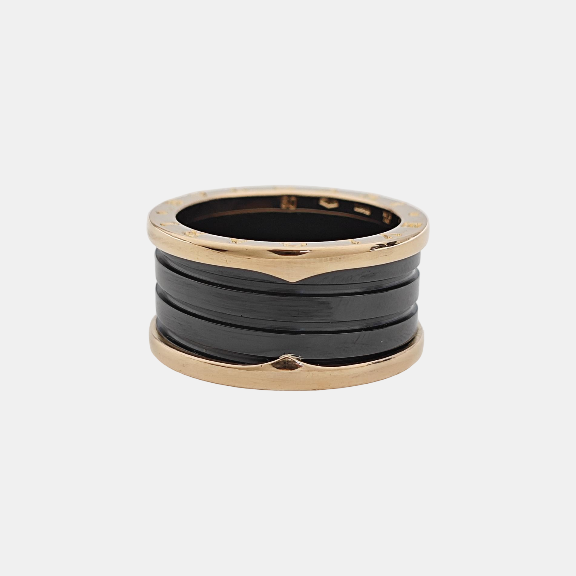 B.ZERO1 18k Rose Gold Ring EU 60