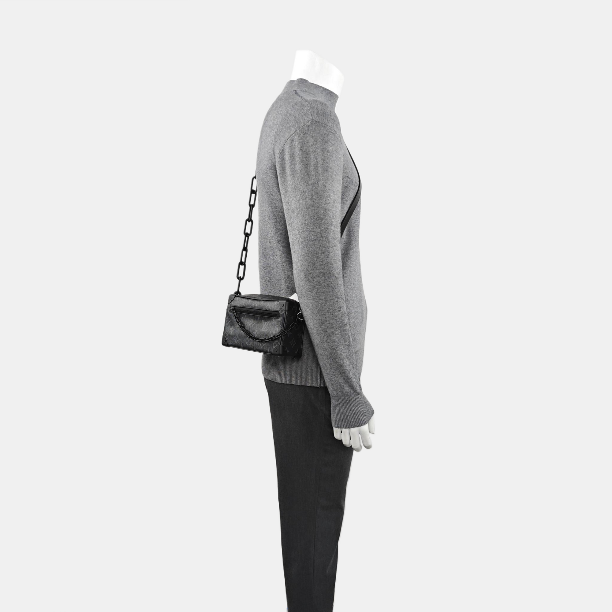 SOFT TRUNK Mini Monogram Coated Canvas Black