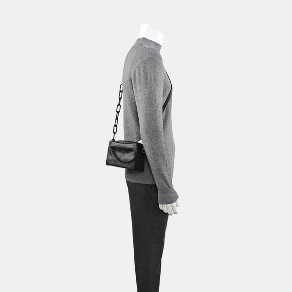 SOFT TRUNK Mini Monogram Coated Canvas Black