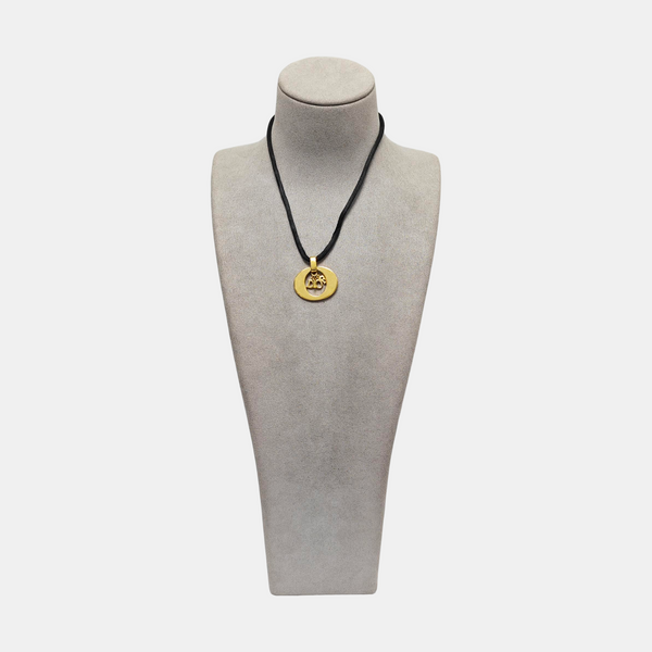 Dio(r)evolution Fabric Gold Necklace