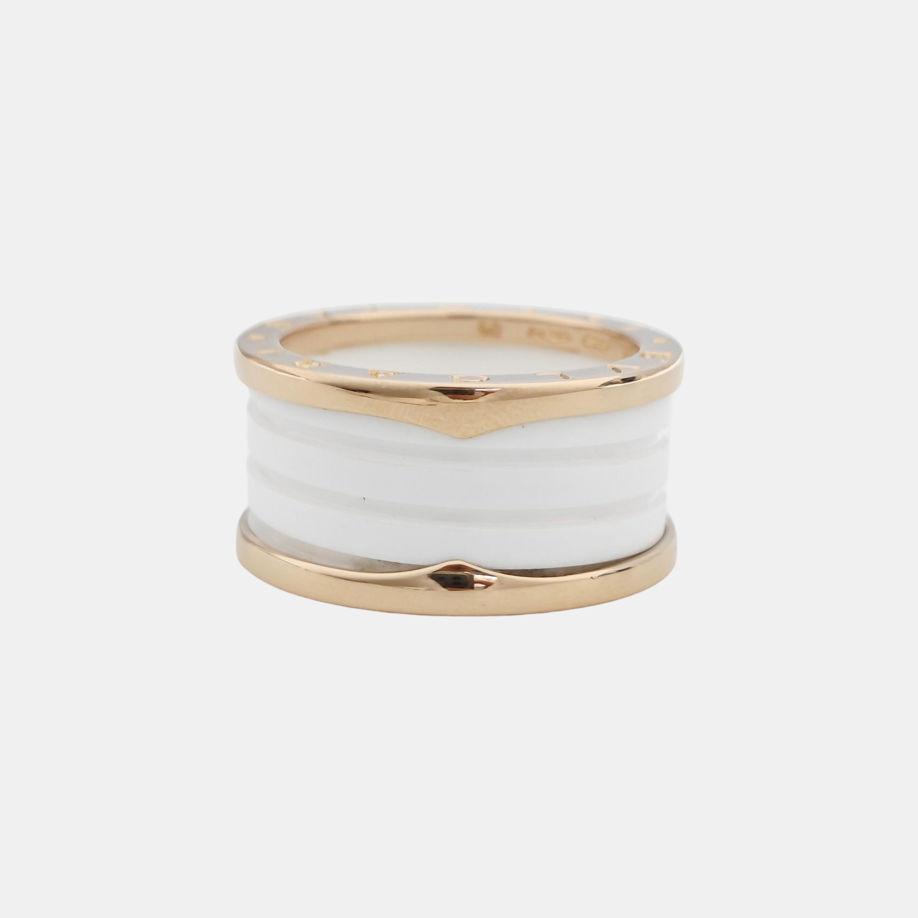 B.ZERO1 18k Rose Gold Ring EU 60