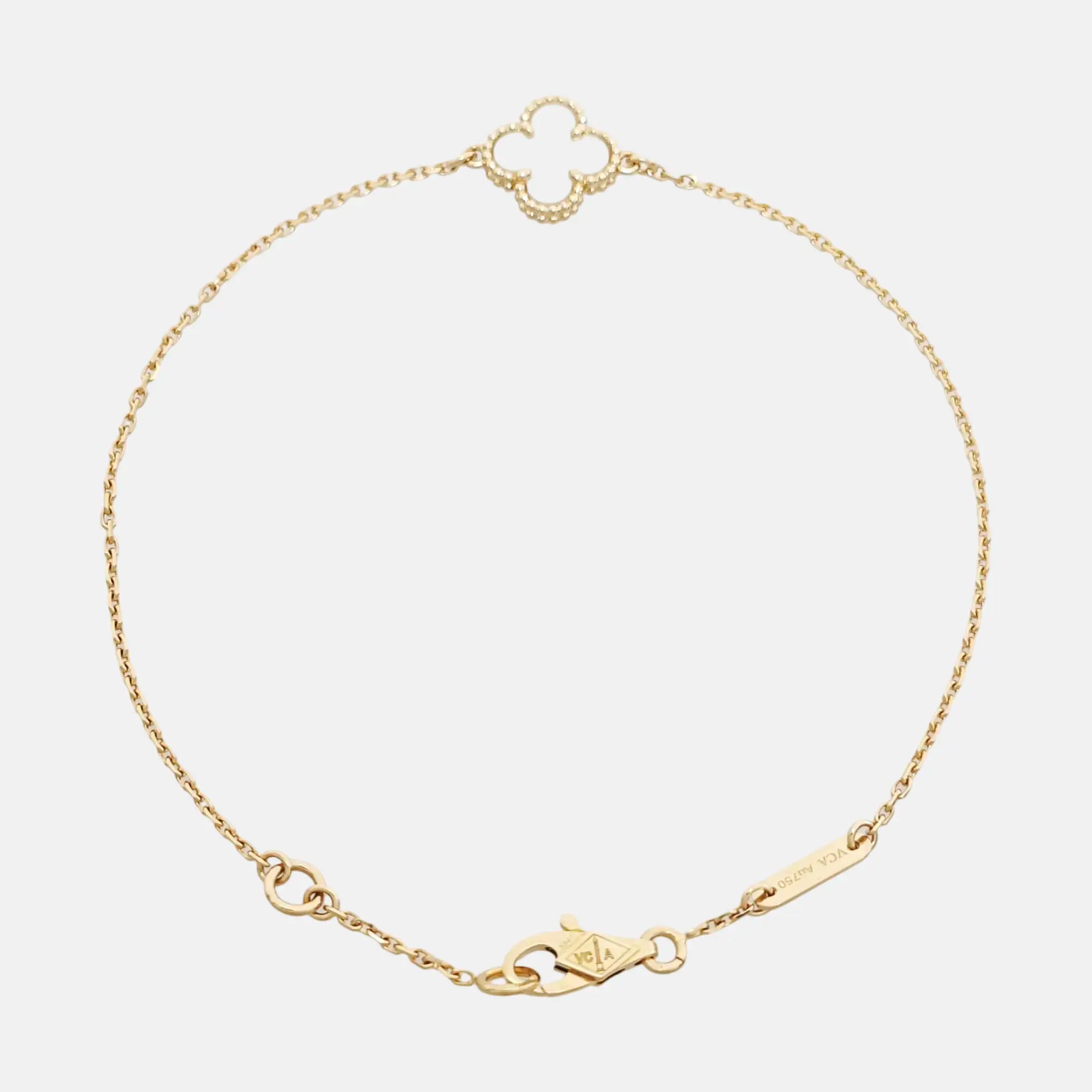 Sweet Alhambra 18k Gold Bracelet