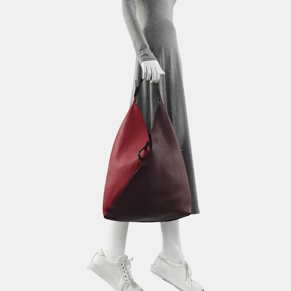Calfskin Shoulder Bag Red