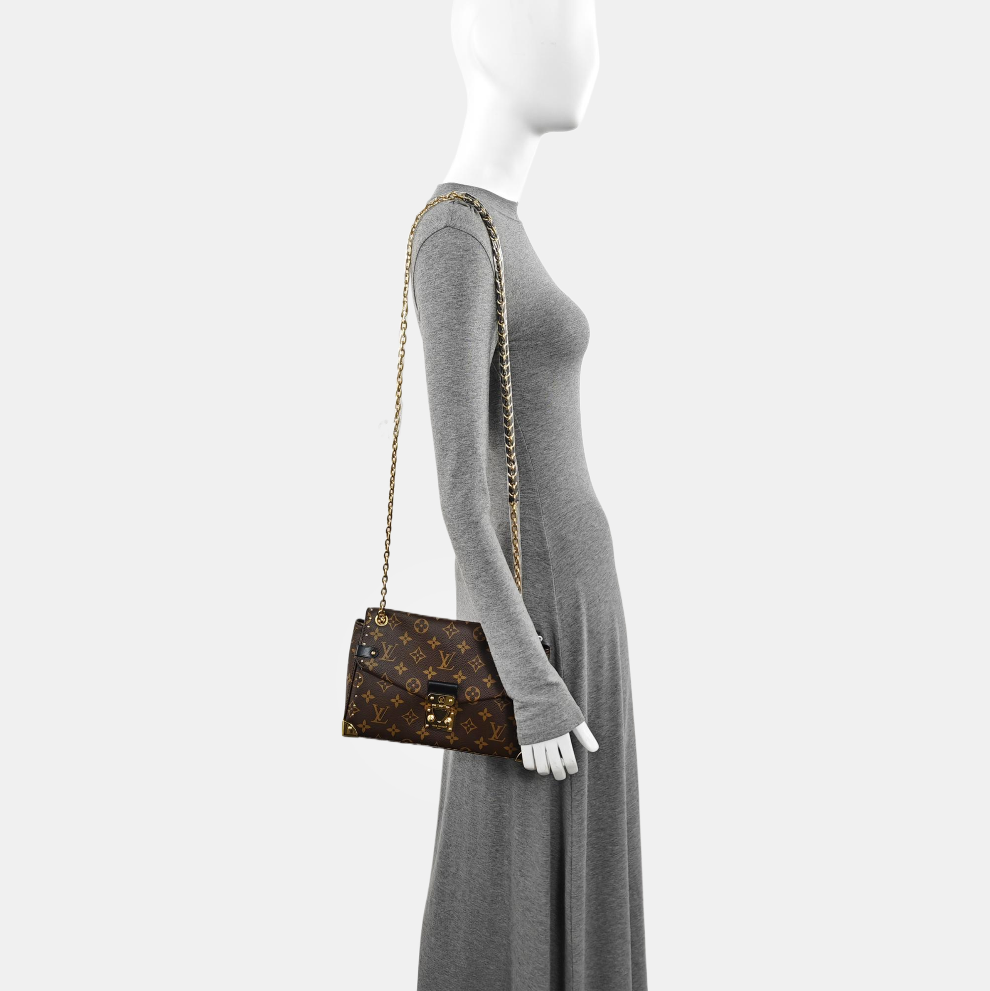 TRUNKIE Monogram Coated Canvas Brown