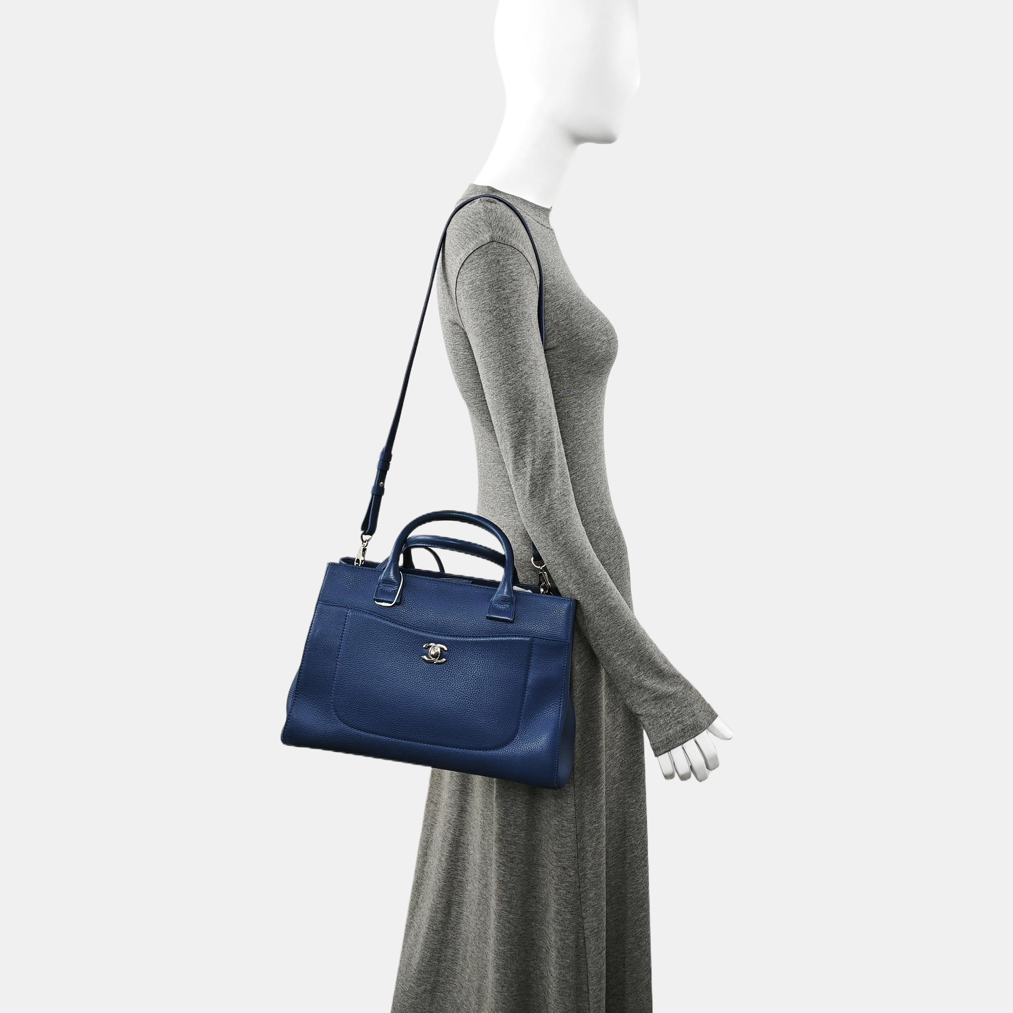 CERF Grained Calfskin Blue