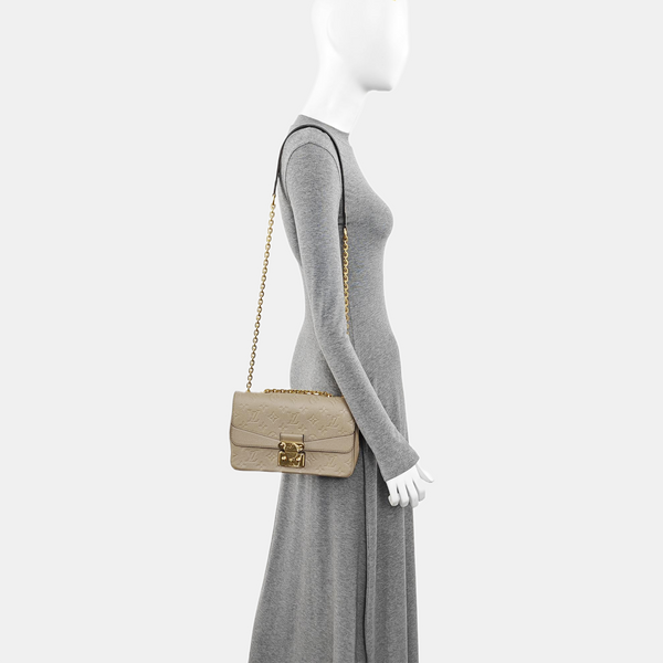 MARCEAU Monogram Calfskin Gray