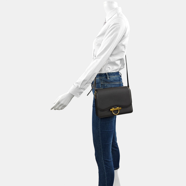 Gancini Calfskin Gray