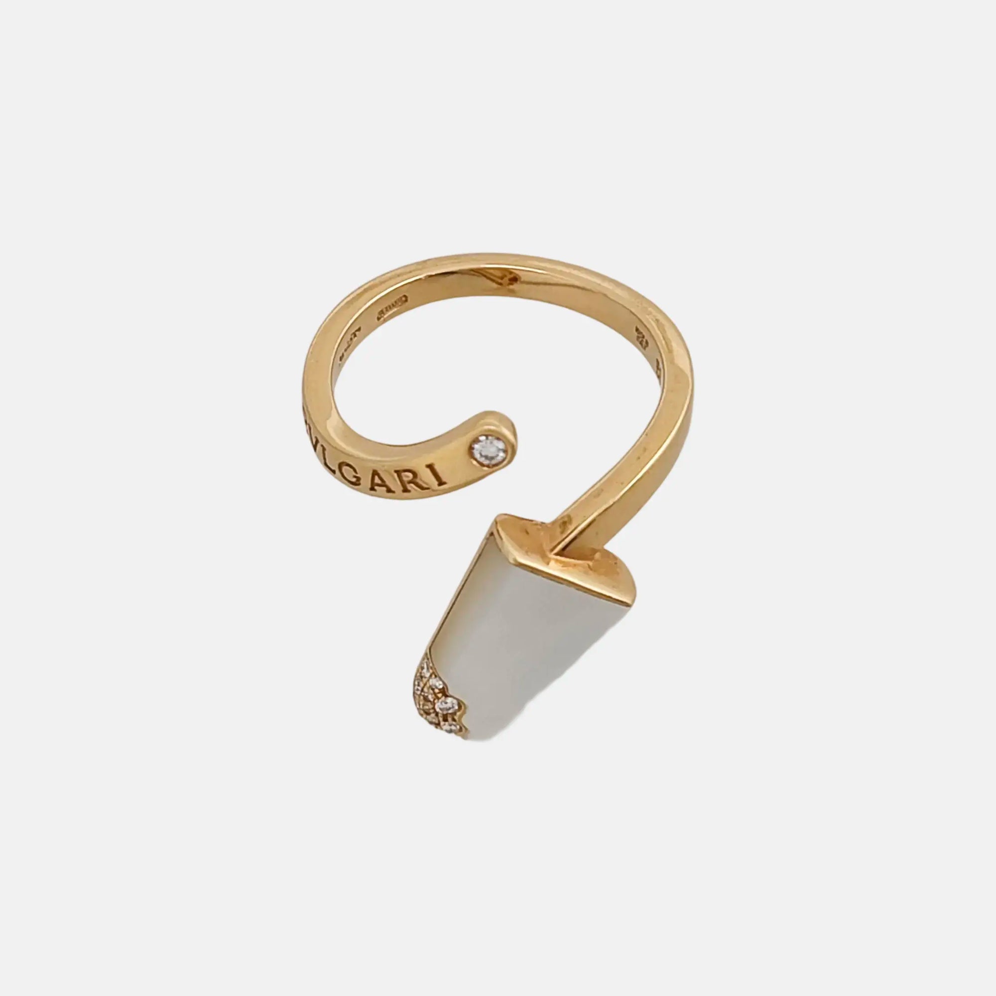 BVLGARI BVLGARI 18k Rose Gold Ring EU 52