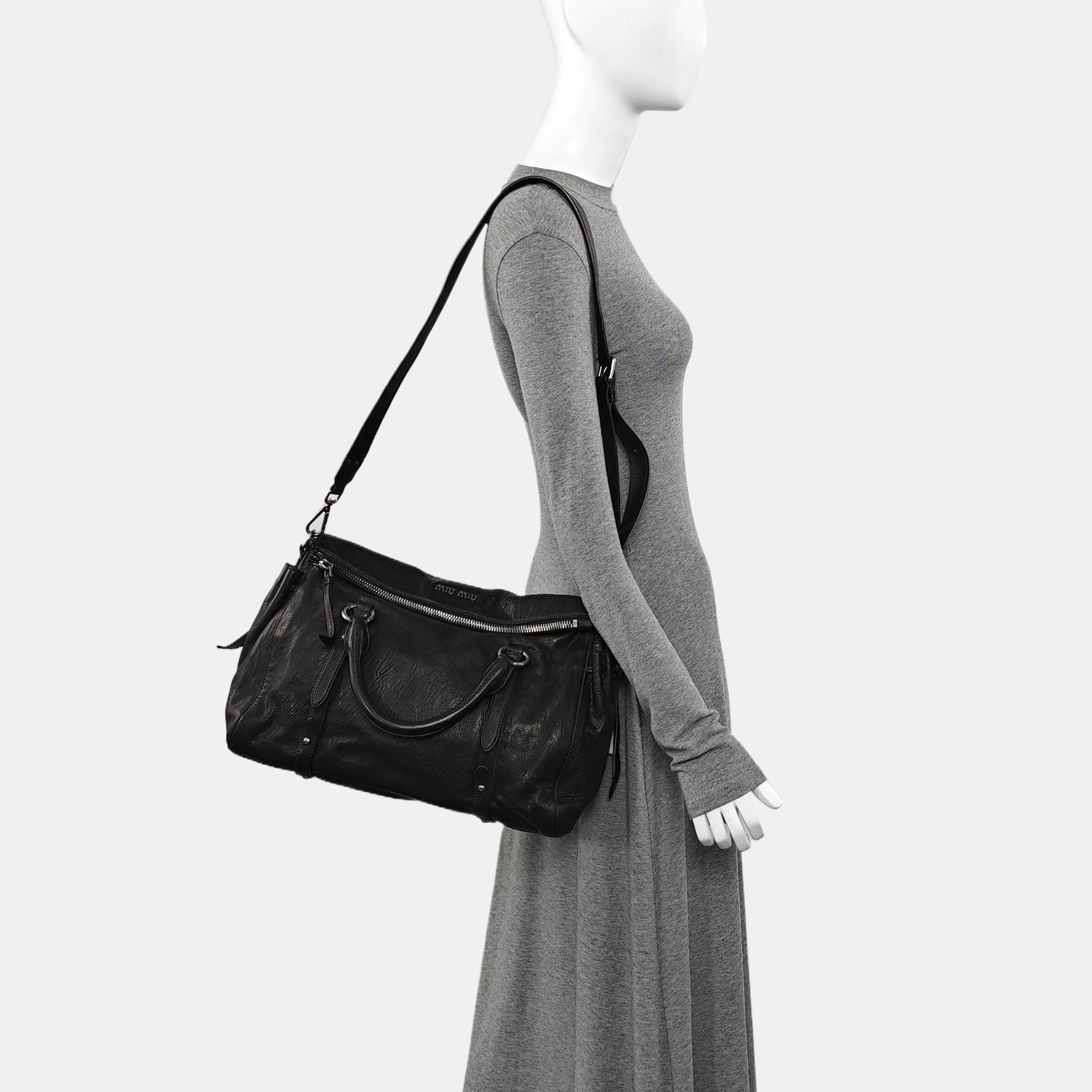 Calfskin Tote Bag Black