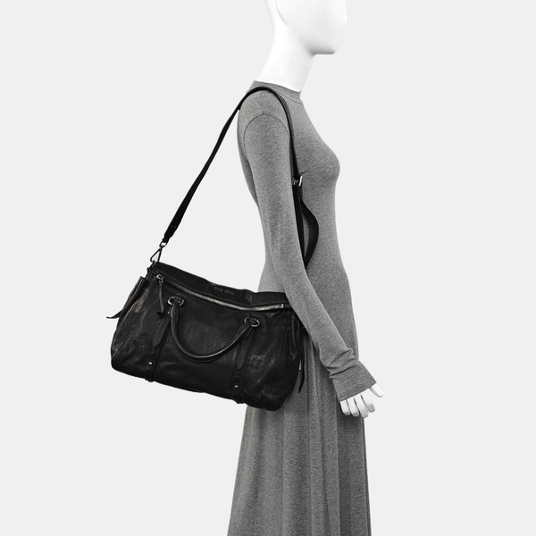 Calfskin Tote Bag Black