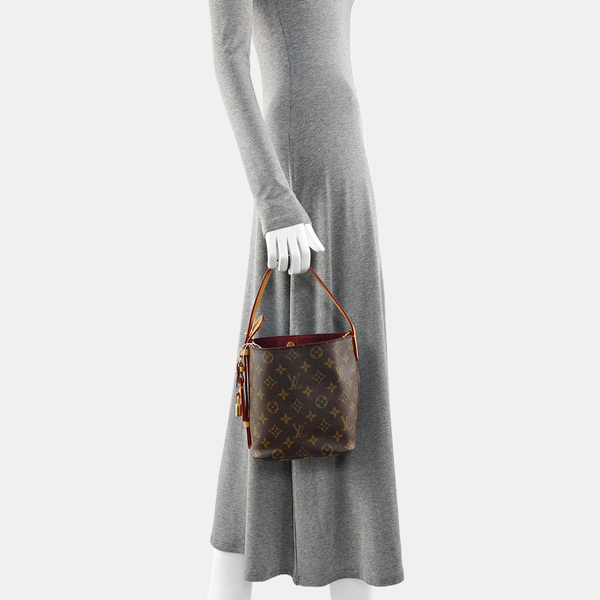 ALL IN BB Monogram Coated Canvas Brown