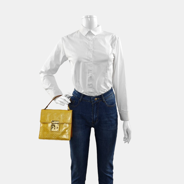 SPRING STREET Patent Leather Yellow
