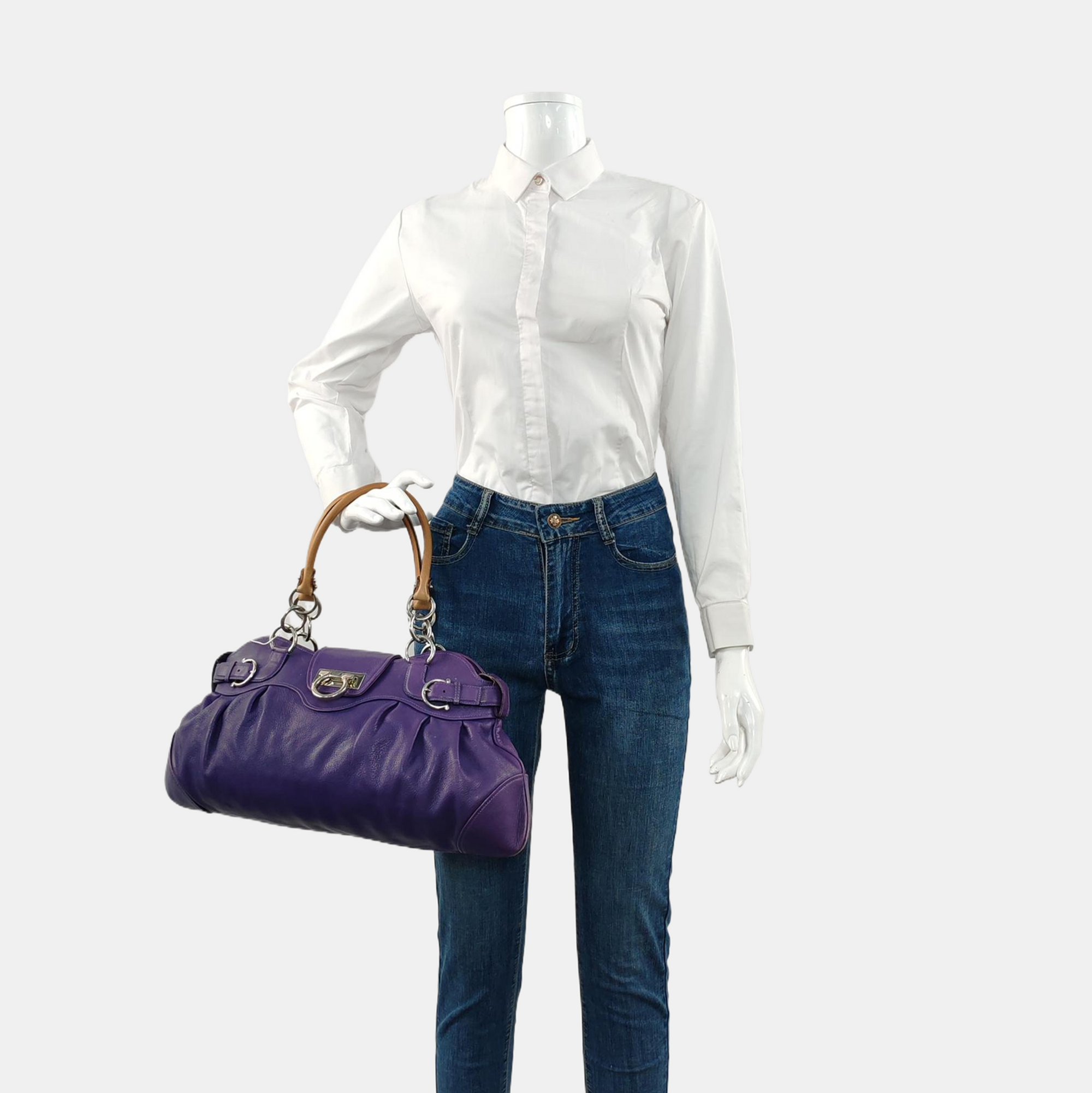 Marissa Calfskin Purple