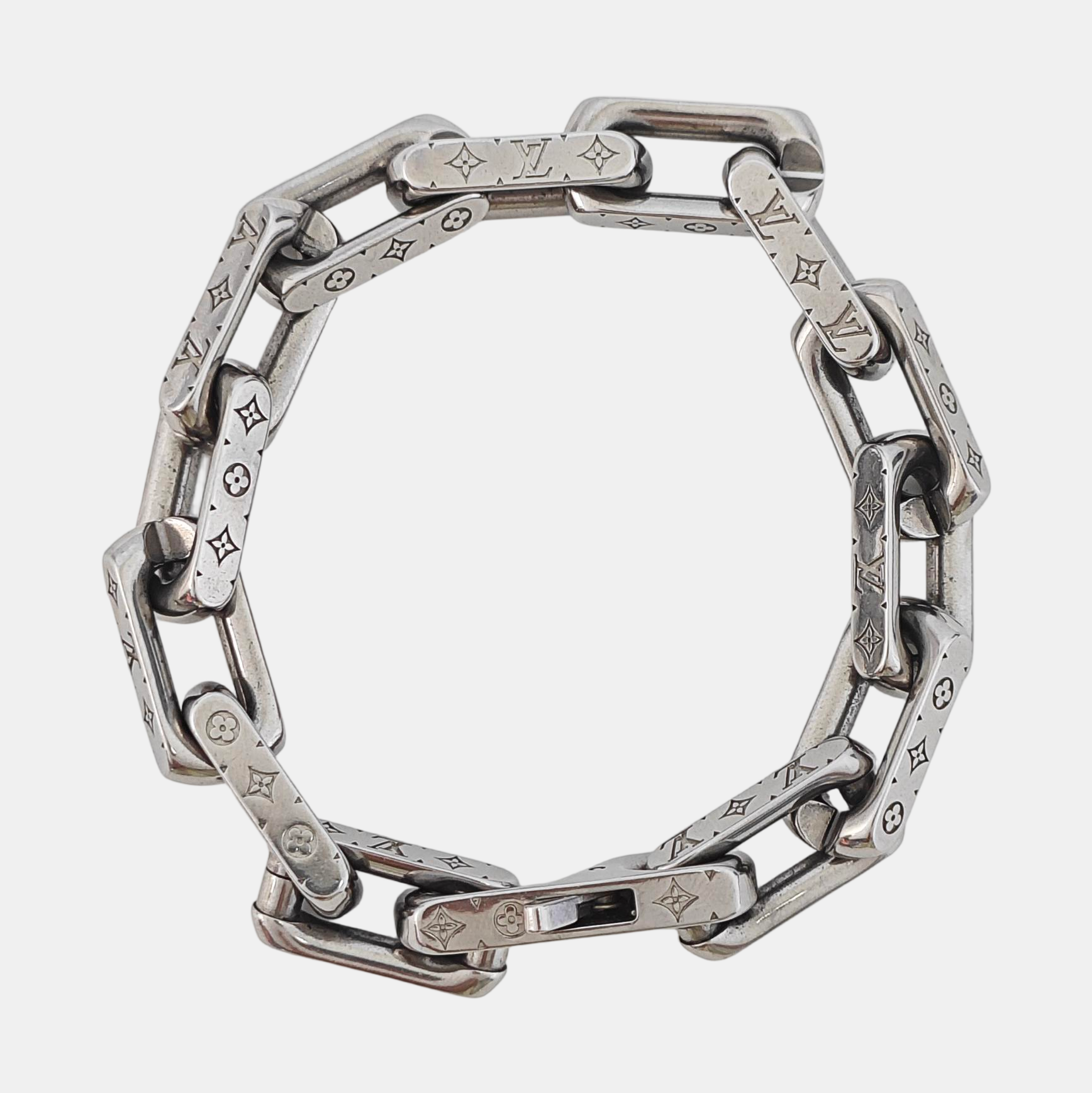 MONOGRAM Metal Silver Bracelet