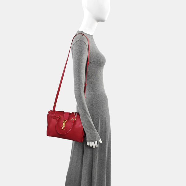 MONOGRAM CABAS Calfskin Red