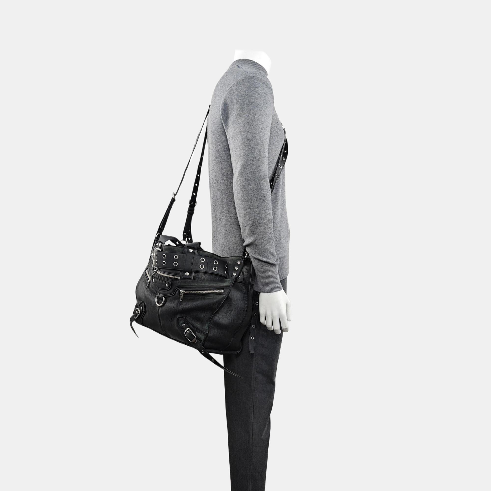Calfskin Tote Bag Black
