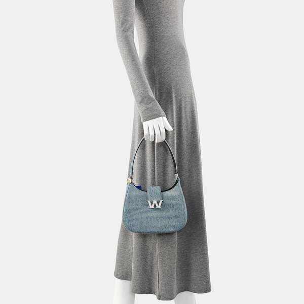 Denim Shoulder Bag Blue