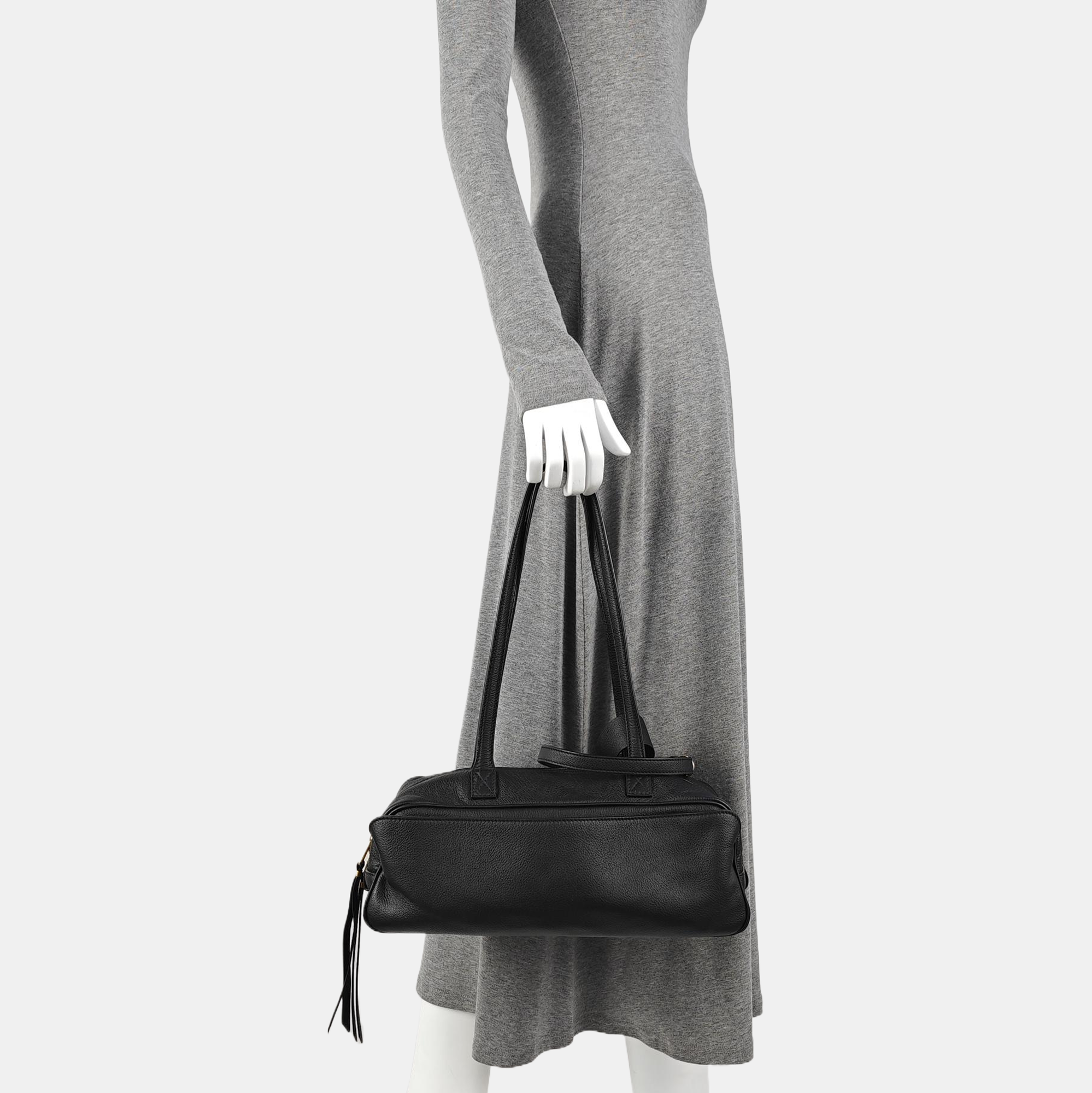 HAMPTON CARRY ALL Small Calfskin Black
