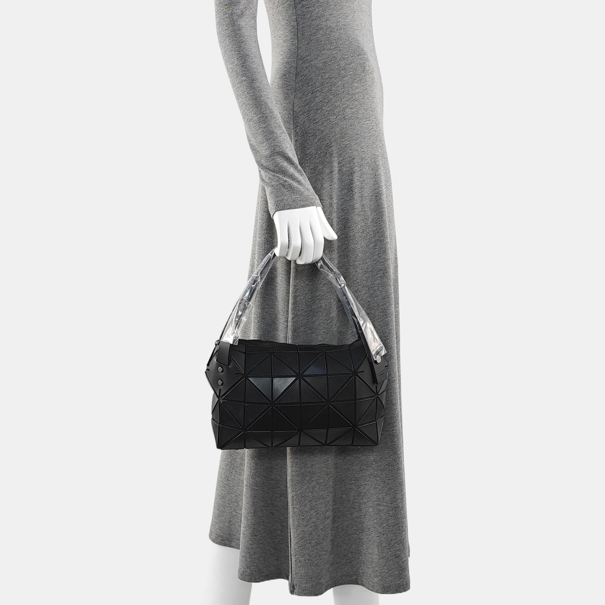 Special Material Top Handle Bag Black