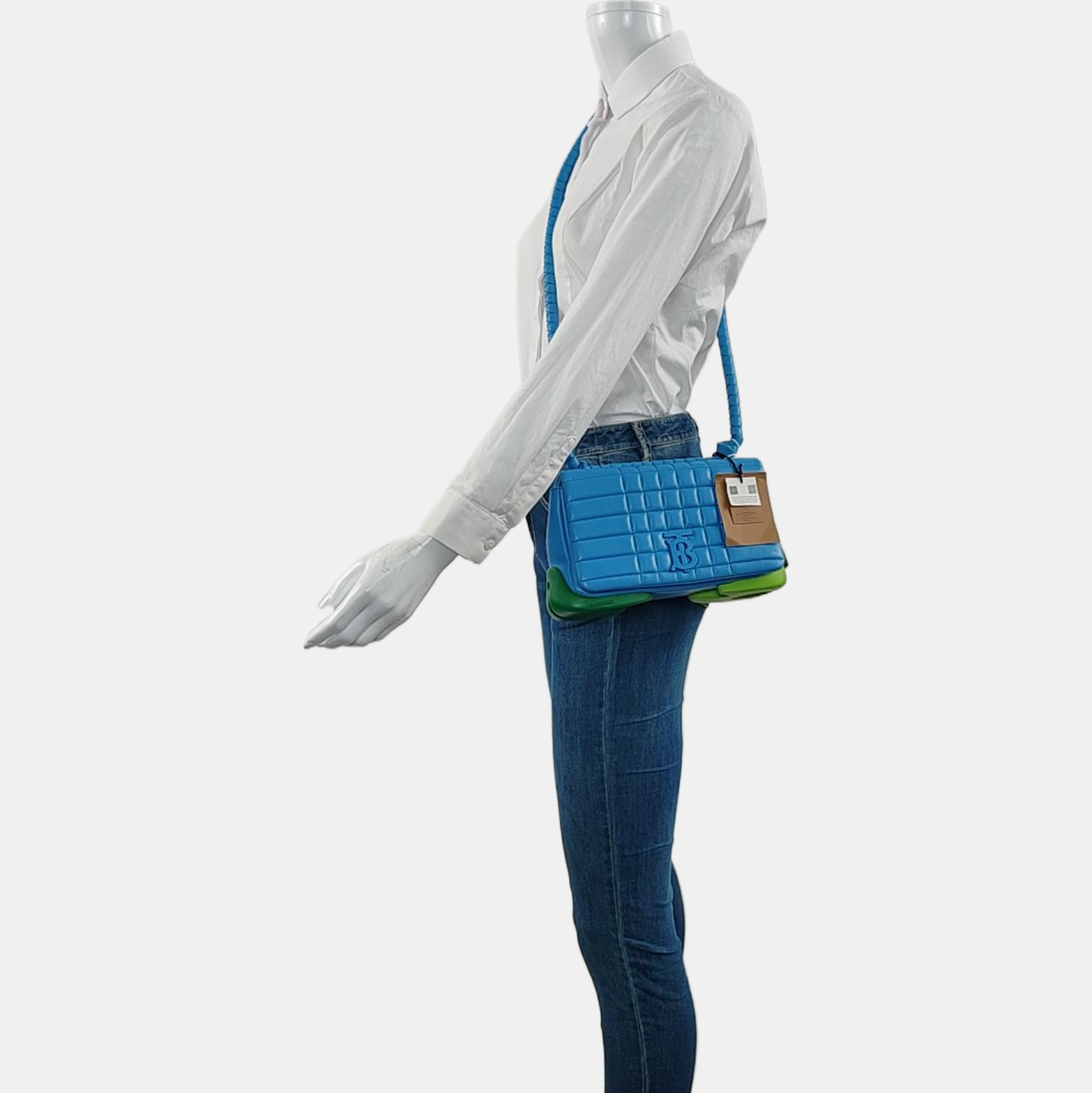 Lola Small Quilted Lambskin Blue