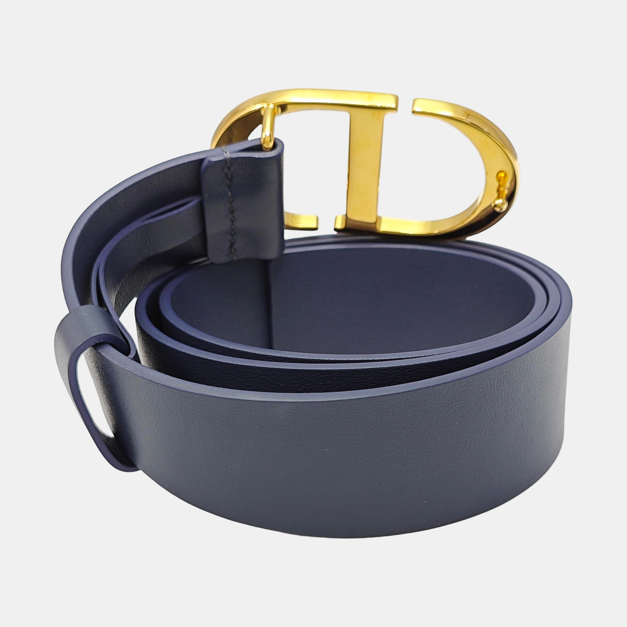 Leather Belt Blue