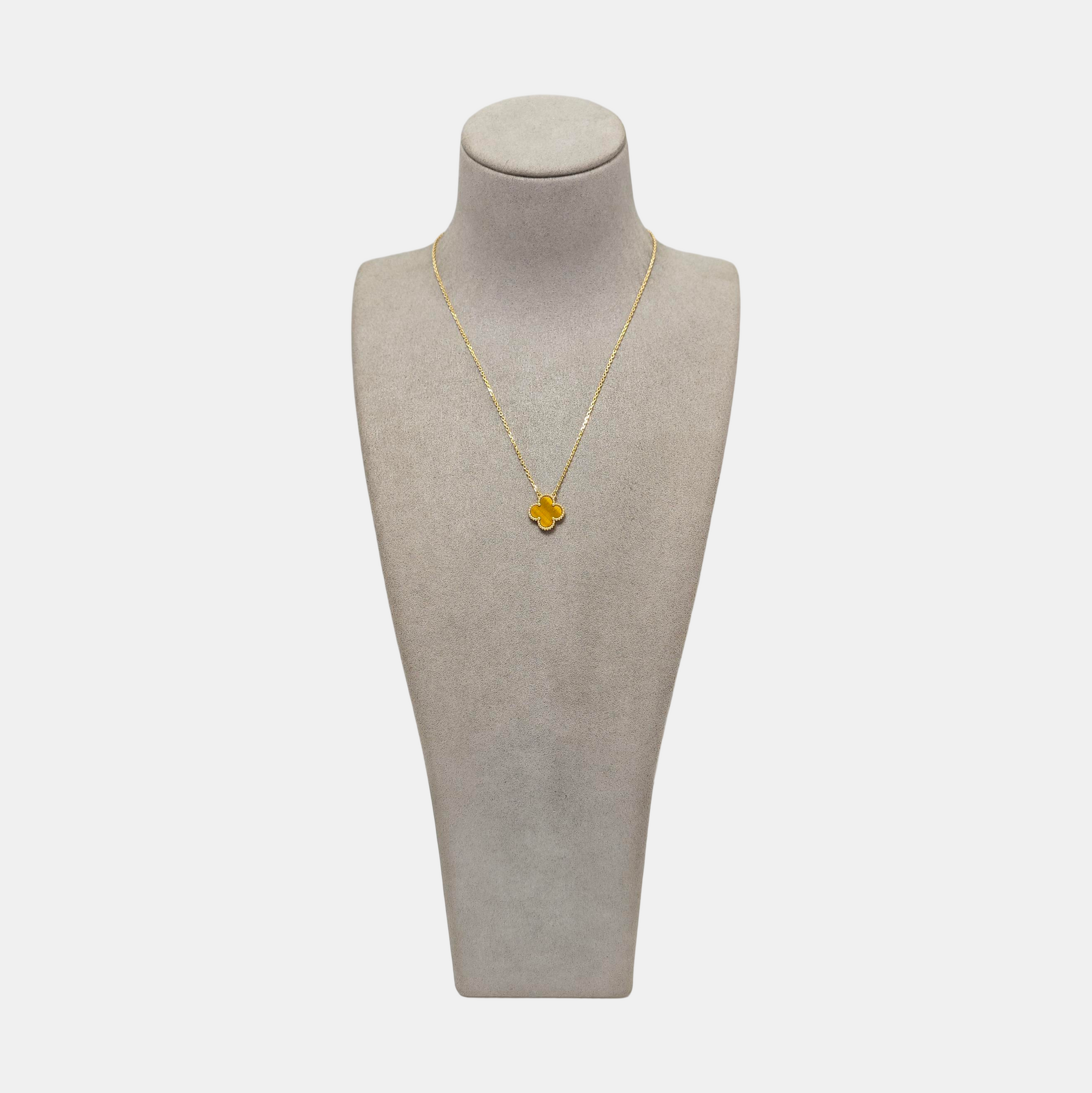 Vintage Alhambra 18k Gold Necklace