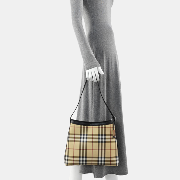 Coated Canvas Tote Bag Beige