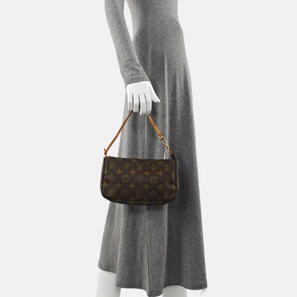 ACCESSOIRES Monogram Coated Canvas Brown