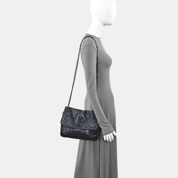 NIKI Medium Calfskin Blue
