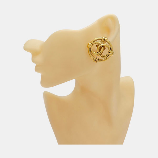 Metal Gold Earrings