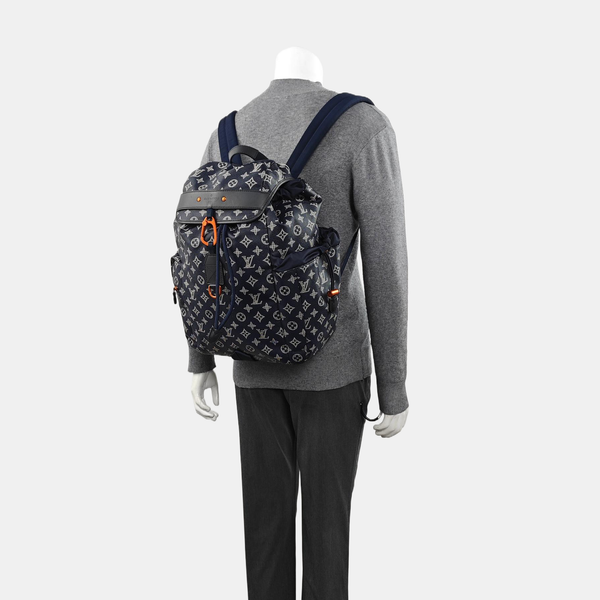 DISCOVERY Monogram Coated Canvas Blue