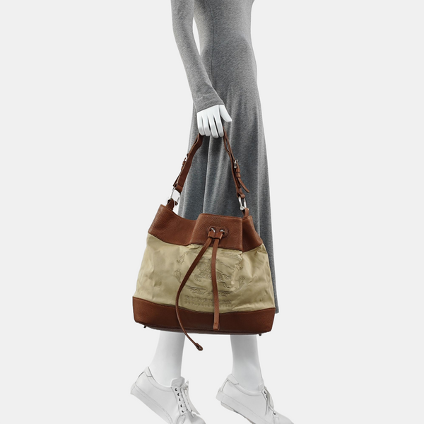 Fabric Tote Bag Medium Beige