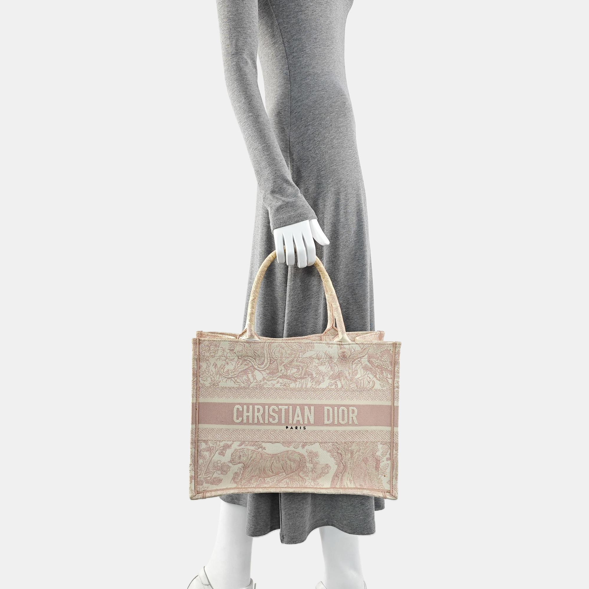 Book Tote Medium Canvas Pink