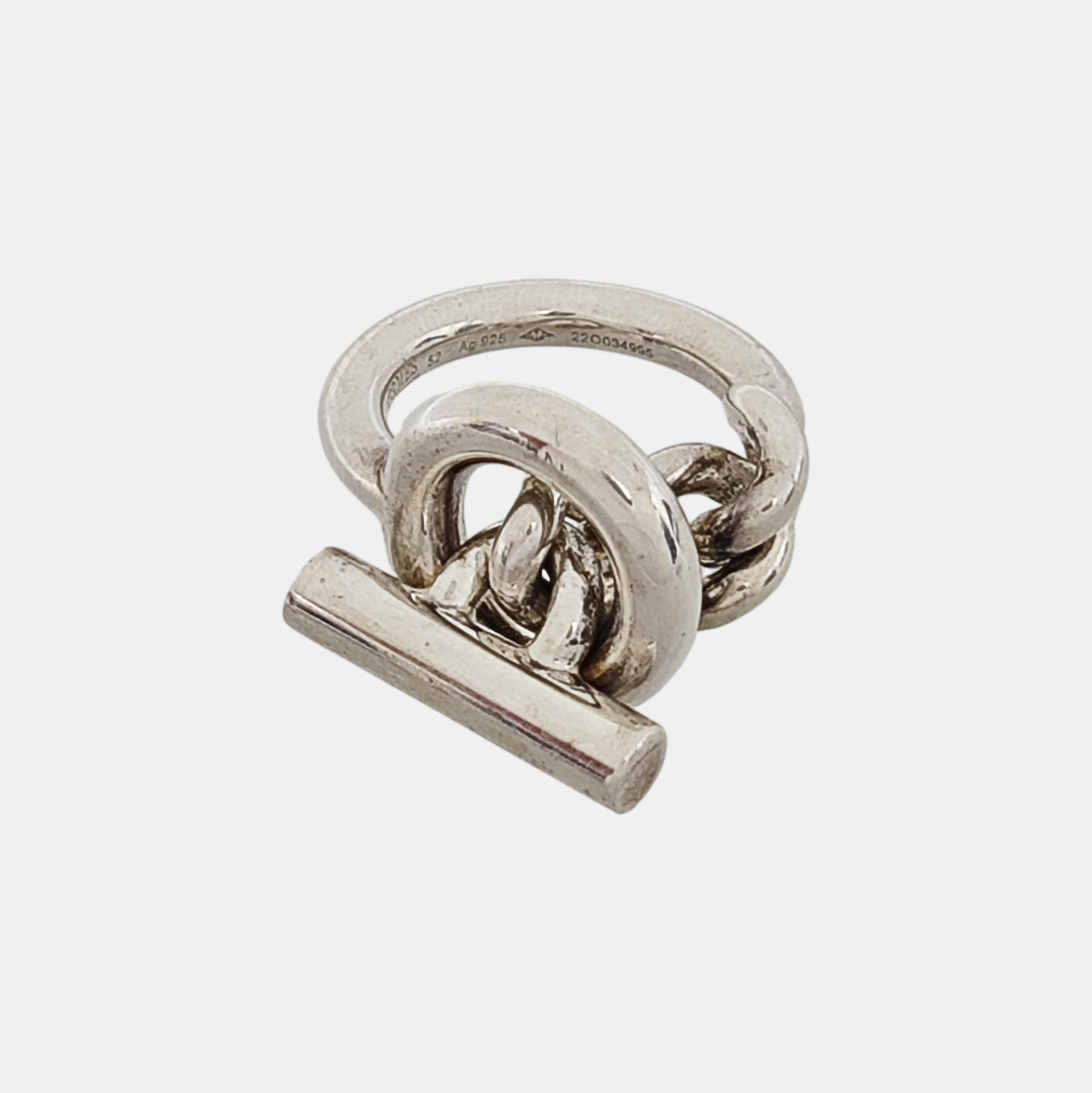 Croisette 925 Sterling Silver Ring EU 52