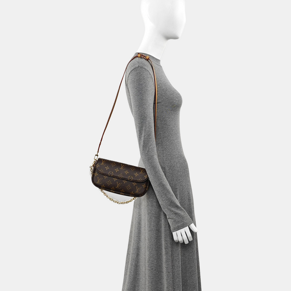 IVY Monogram Coated Canvas Brown