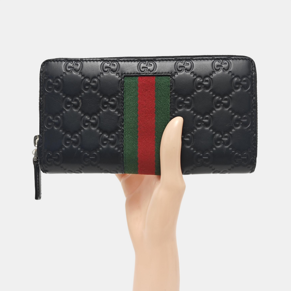 Monogram Calfskin Wallet Black
