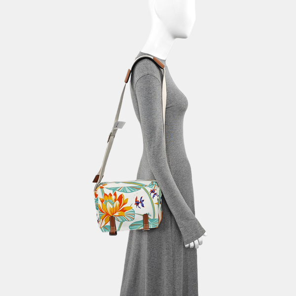 Canvas Shoulder Bag Extra Small White