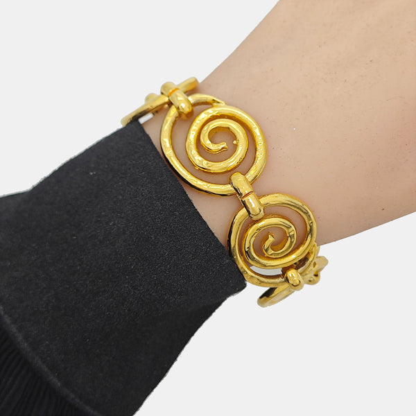 Pulsera de oro de metal