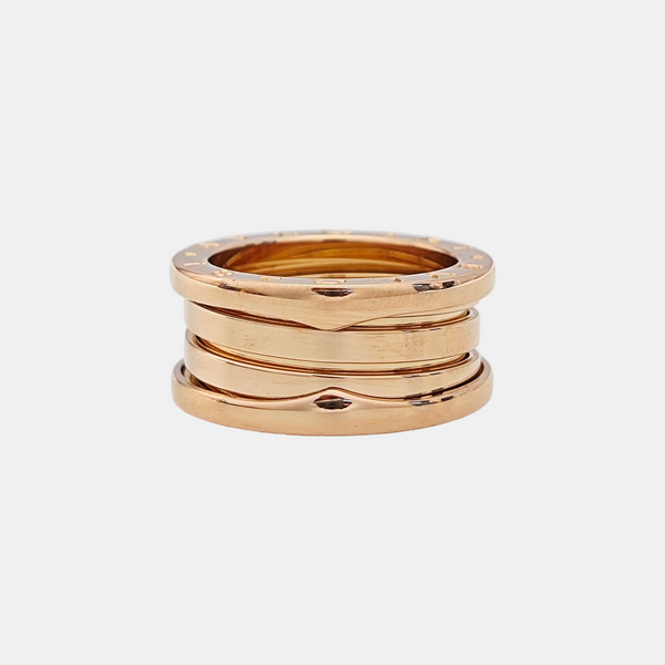 B.ZERO1 18k Rose Gold Ring EU 50