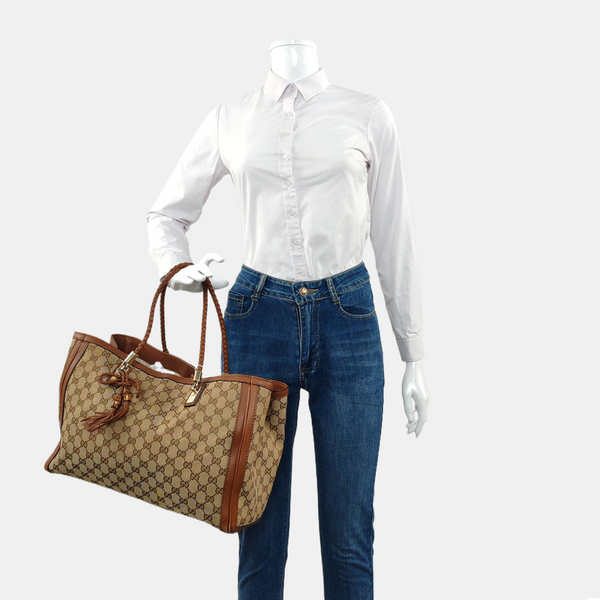 Bella Monogram Canvas Beige
