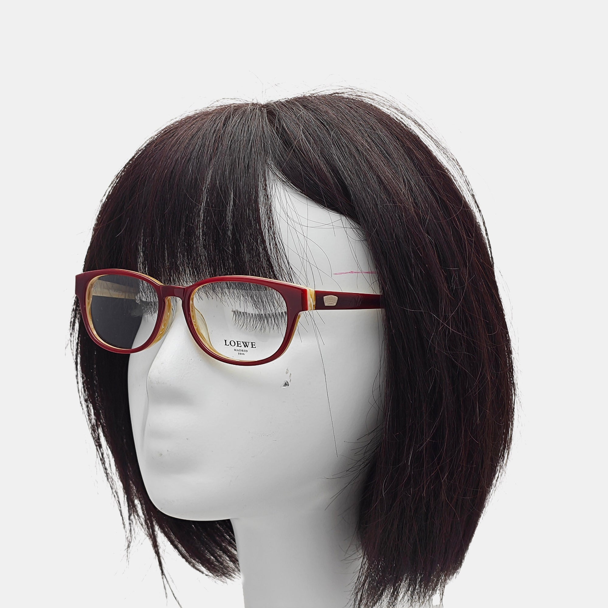 Synthetic Eyeglasses Red