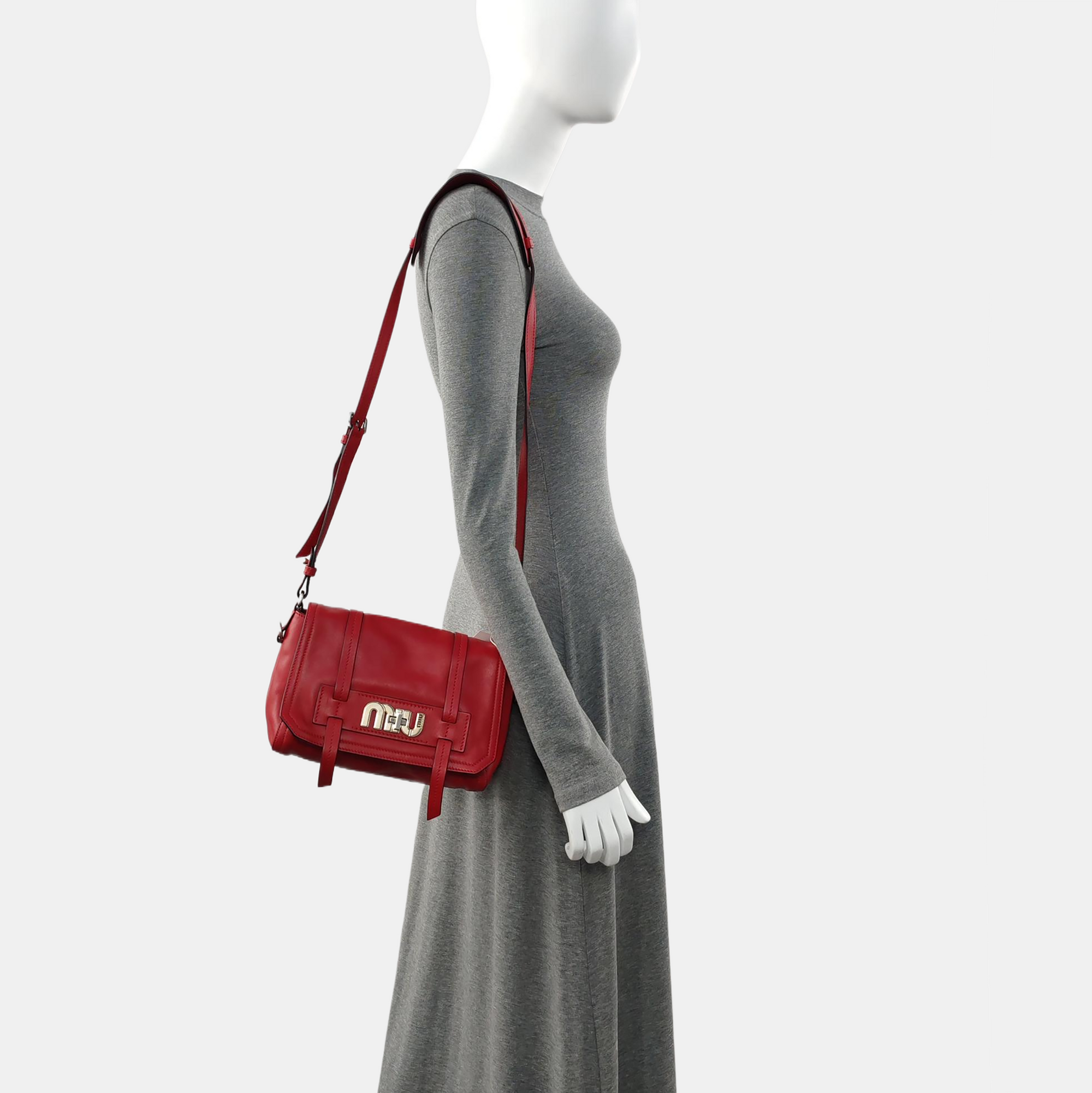 Grace Lux Calfskin Red