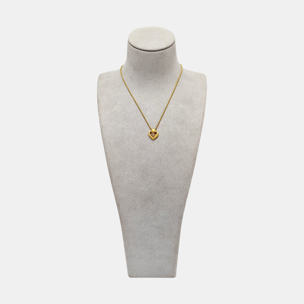 Petit CD Metal Gold Necklace