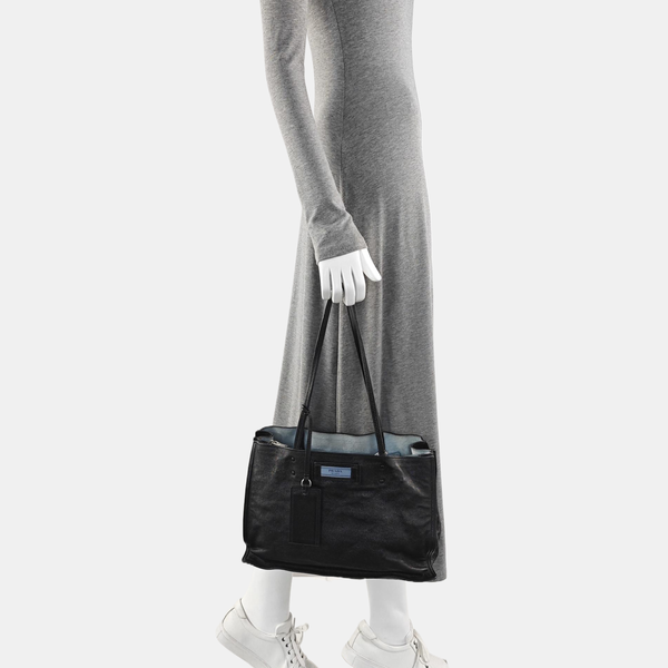 Etiquette Calfskin Black