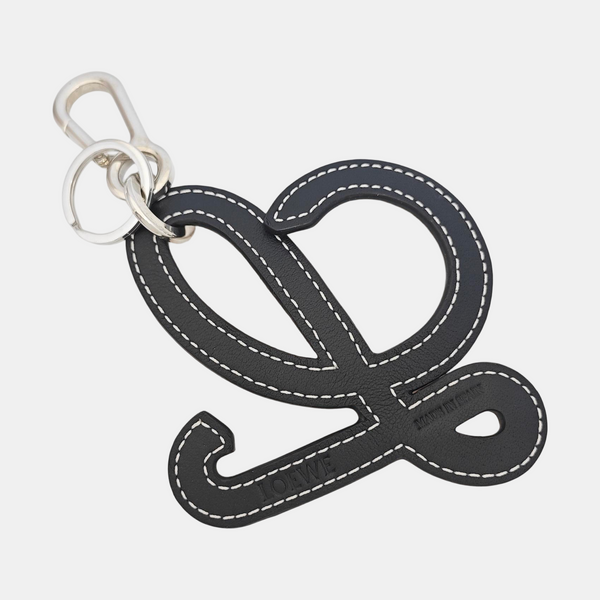Leather Bag Charm Yellow
