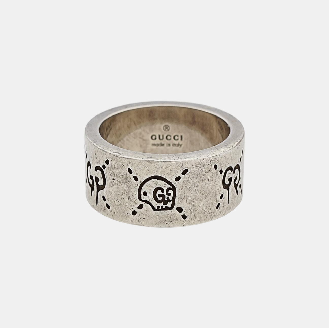 Ghost 925 Sterling Silver Ring EU 50