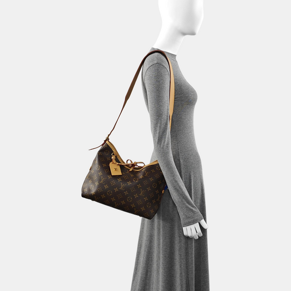 CARRYALL PM Monogram Coated Canvas Brown