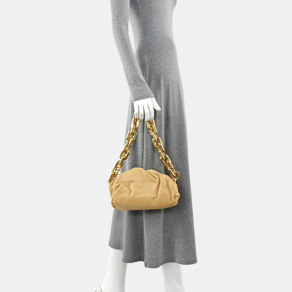 The Pouch Mini Calfskin Beige