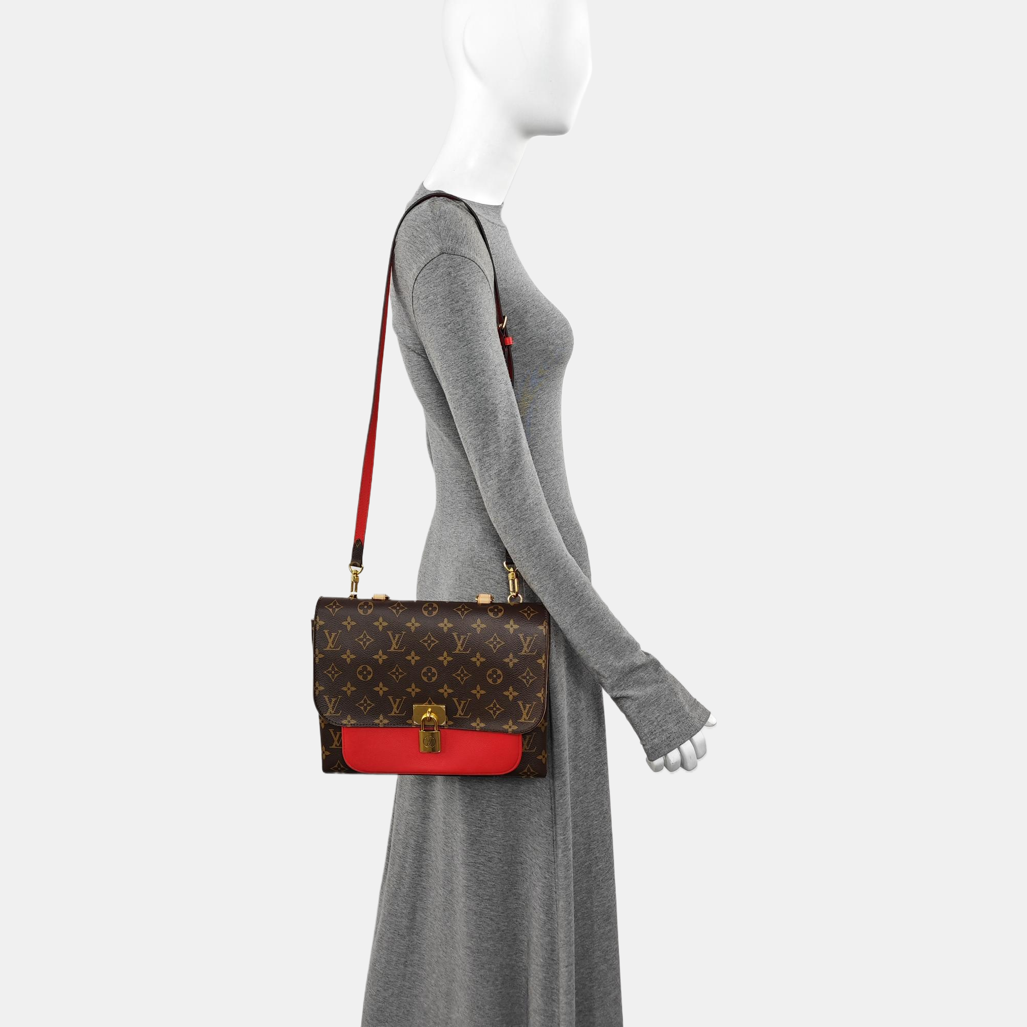 MARIGNAN Monogram Coated Canvas Brown