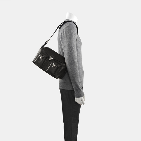 Calfskin Shoulder Bag Brown